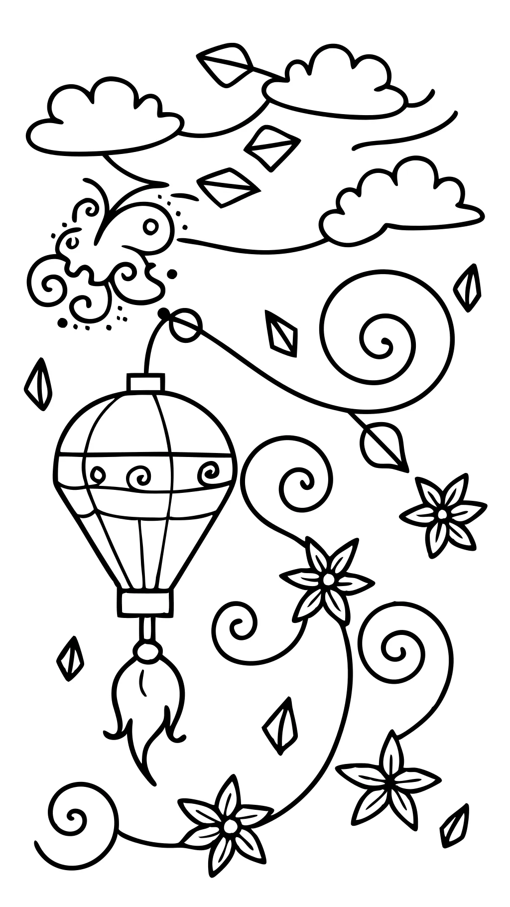 coloring pages wind